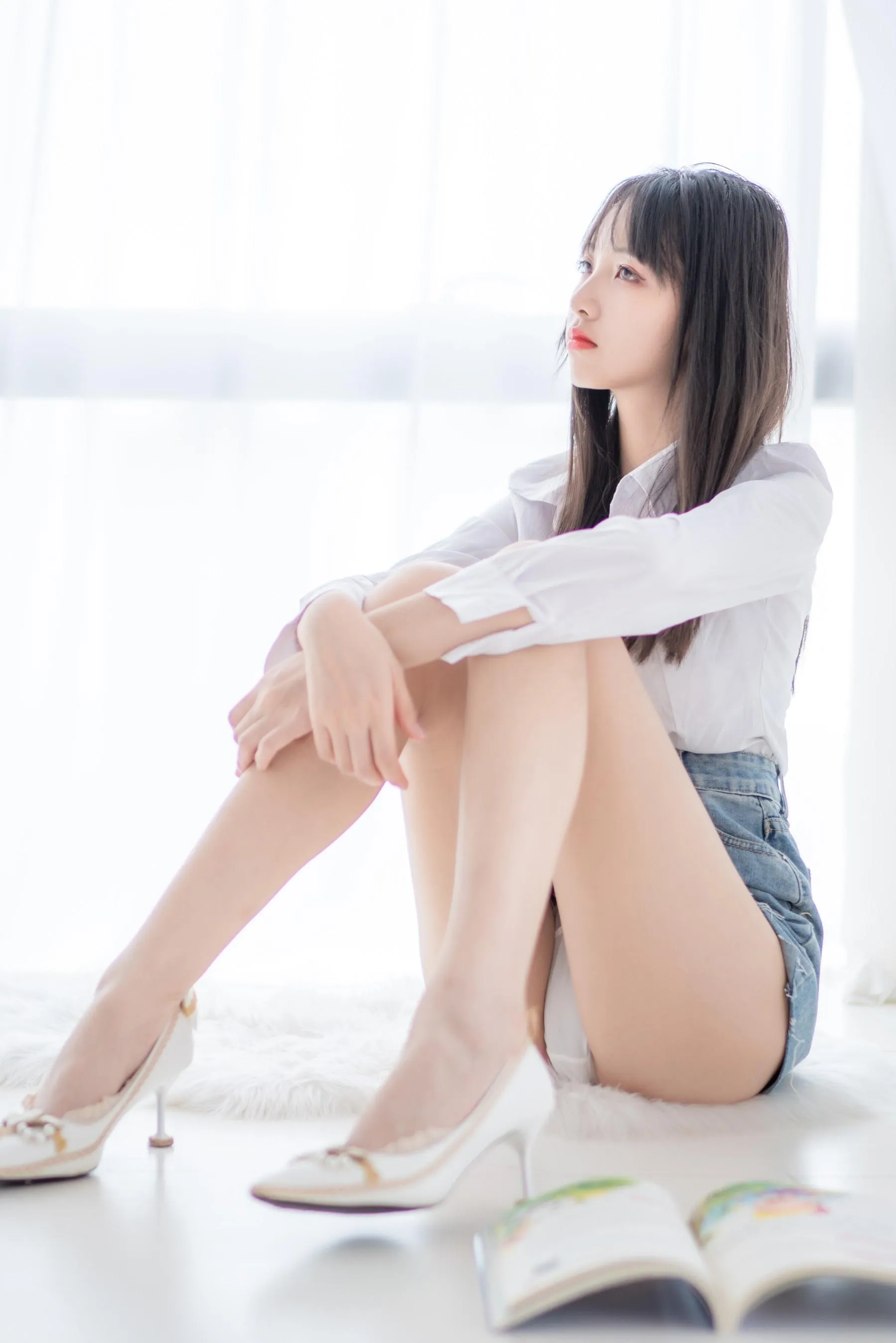 西瓜少女 NO.023 衬衫牛仔裙 [62P]插图6